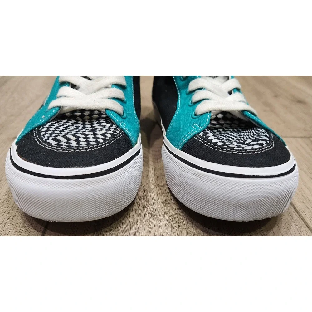 Airwalk Aurora2-J Ollie High Top Sneakers‎ Checkered Graphic Print Men's 6.5
